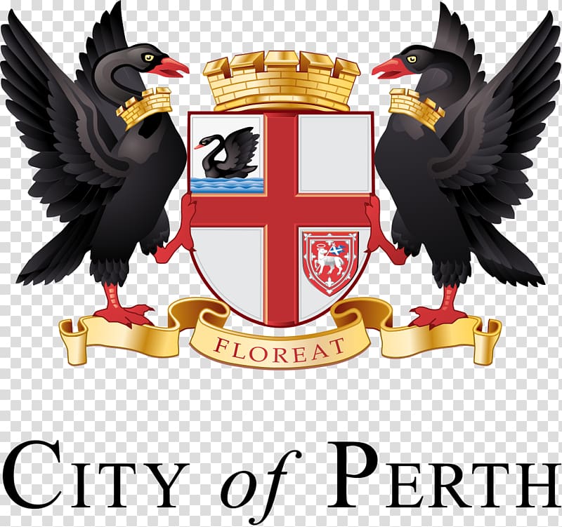 Perth Town Hall City of Perth Library Recycling Coat of arms of Perth, Western Australia, black swan transparent background PNG clipart