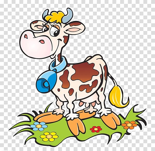 Cattle graphics Farm, Funny Stressed Animals transparent background PNG clipart
