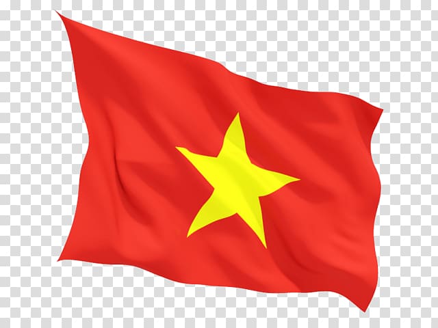 Vietnam flag, Vietnam Flag Wave transparent background PNG clipart