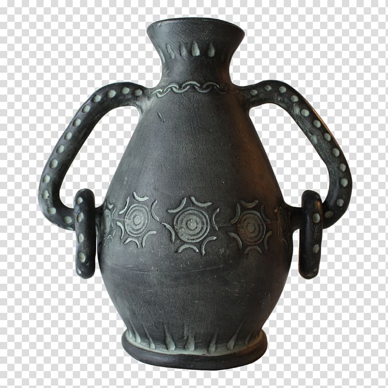 Vase Pitcher Ceramic Pottery, iron vase transparent background PNG clipart