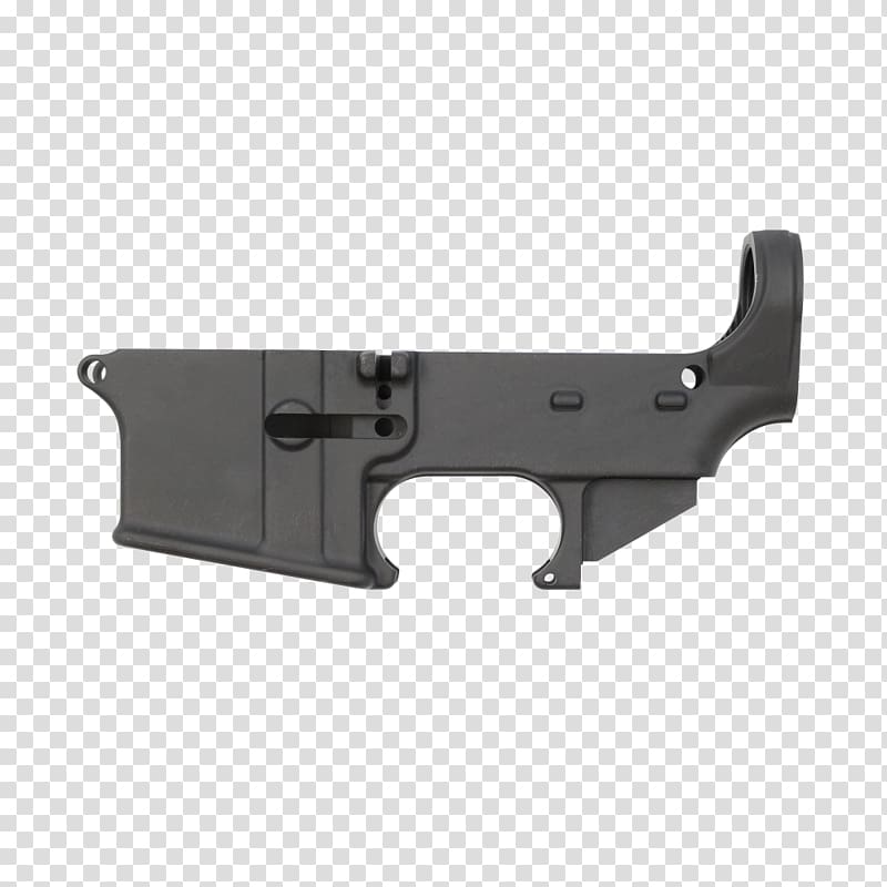 Receiver AR-15 style rifle Assault rifle Firearm Bolt, assault rifle transparent background PNG clipart