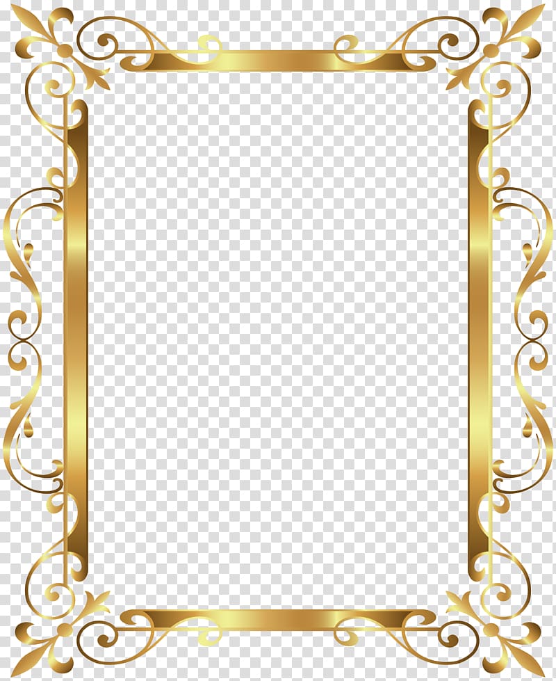 Gold frame , Gold Border Frame Deco , gold frame transparent background PNG clipart