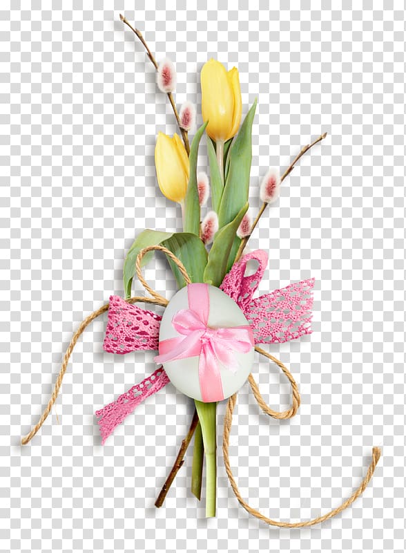 Easter Bunny Easter egg Paschal greeting Floral design, Easter transparent background PNG clipart