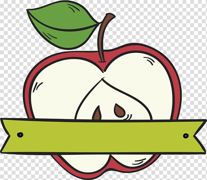 Apple Computer file, Half red apple transparent background PNG clipart