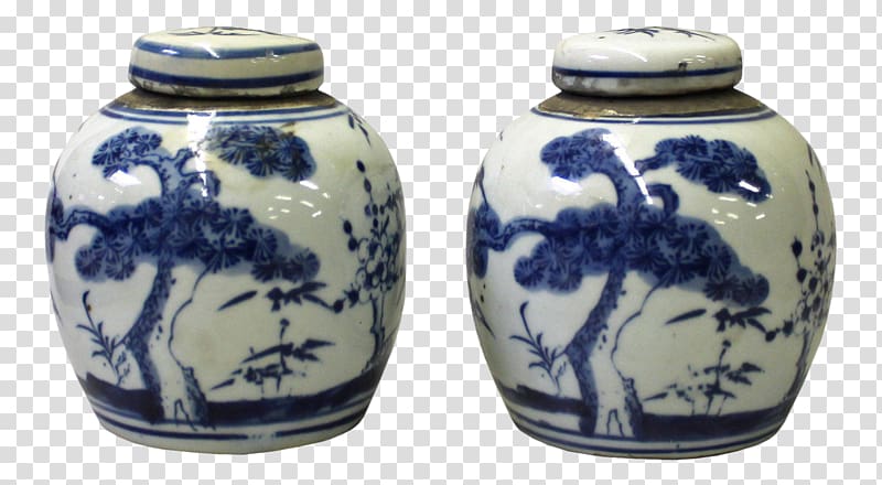 Blue and white pottery Vase Ceramic Jar, blue and white porcelain bowl transparent background PNG clipart