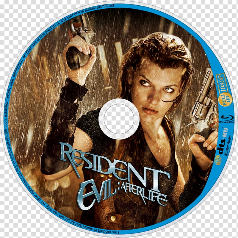 Resident Evil: Afterlife Milla Jovovich Blu-ray disc Film, Resident Evil Afterlife transparent background PNG clipart