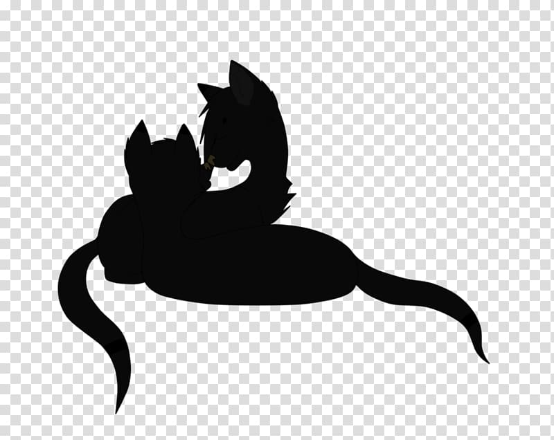 Whiskers Cat Black Silhouette , keep warm transparent background PNG clipart