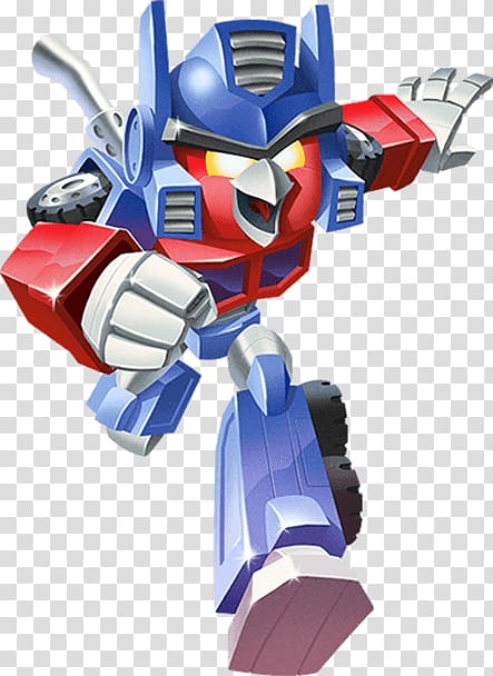 Angry Birds Transformers Angry Birds Action! Optimus Prime Angry Birds Epic, Angry Birds POP! transparent background PNG clipart