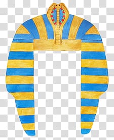 Egyptian head , Pharaoh Headdress. transparent background PNG clipart