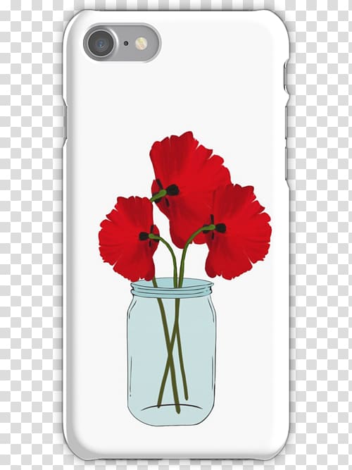 iPhone 7 iPhone 4S iPhone 6 Plus iPhone 6S, Mason Jar Flowers transparent background PNG clipart