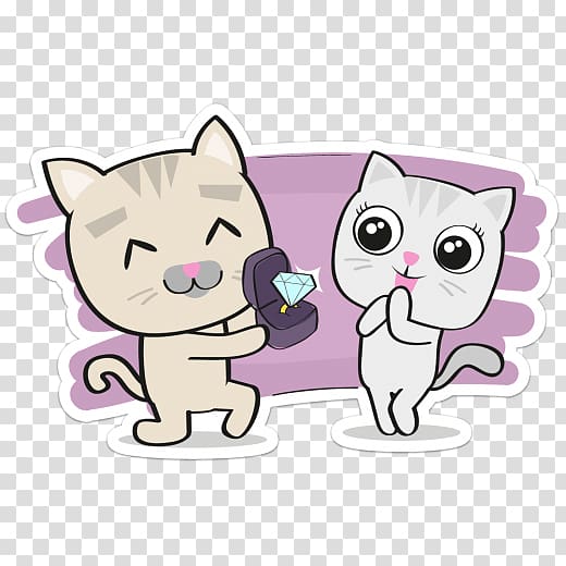 Kitten Whiskers Song High-definition video 1080p, marriage proposal transparent background PNG clipart