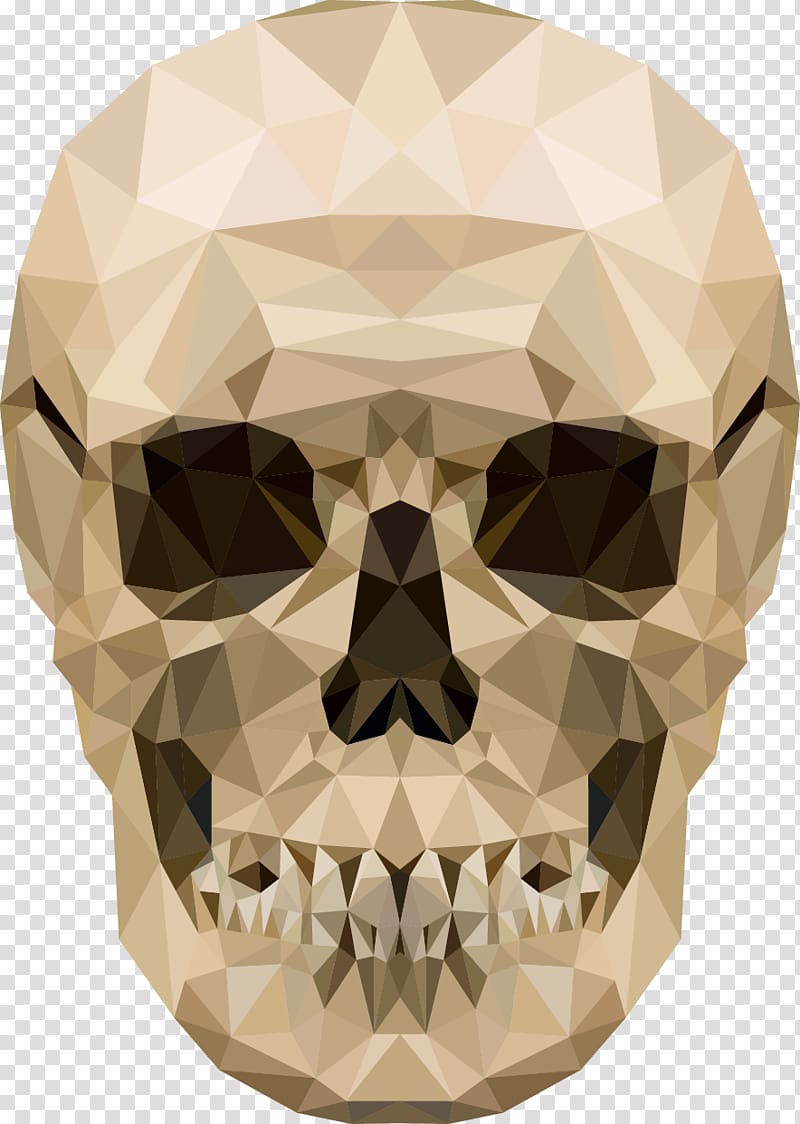 brown skull cubism painting , Calavera Champurrado Day Of The Dead/Dia de Los Muertos Stained Glass Coloring Book El Dxeda de los Muertos (The Day of the Dead), Low polygon painted skull transparent background PNG clipart