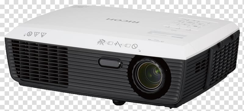 Output device Multimedia Projectors Ricoh PJ WX5361N LCD Projector Ricoh 432117 PJ X2340 DLP Projector, Projector transparent background PNG clipart