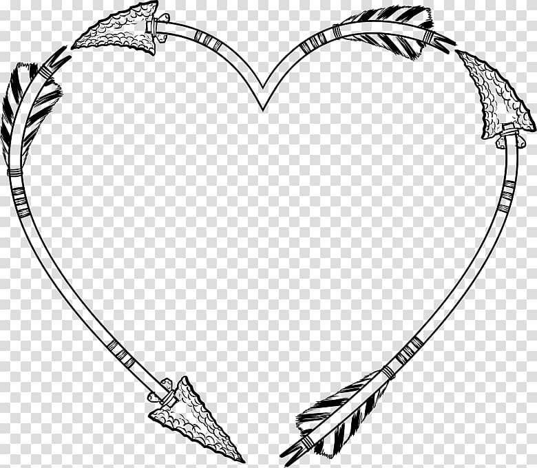 Heart Frames Arrow , heart transparent background PNG clipart