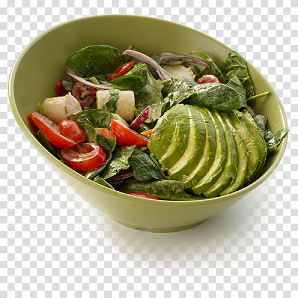 Spinach salad Vinaigrette Avocado salad Omelette, salad transparent background PNG clipart