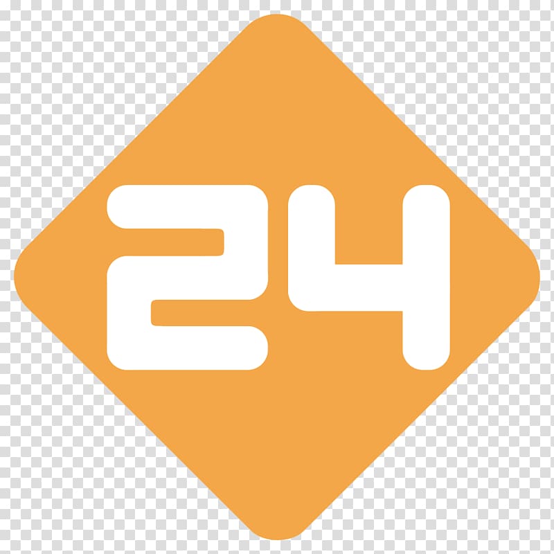 Nederland 24 Logo Public broadcasting Television channel, 24 HOURS transparent background PNG clipart