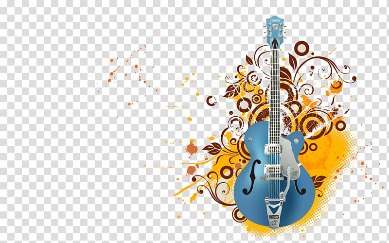 gorgeous guitar transparent background PNG clipart