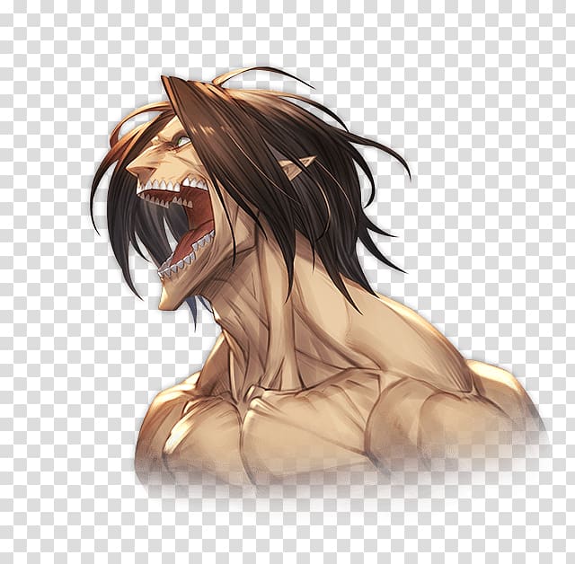 Granblue Fantasy Eren Yeager Mikasa Ackerman Attack on Titan Anime, Anime transparent background PNG clipart