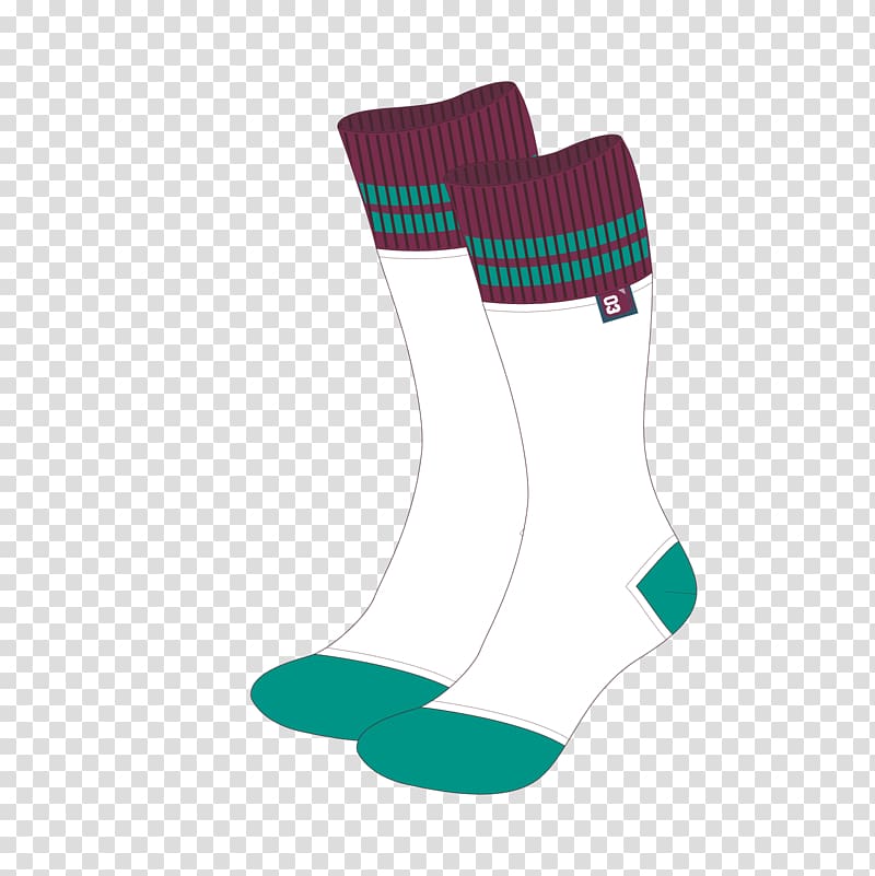 Sock Hosiery Adobe Illustrator, Long socks transparent background PNG clipart