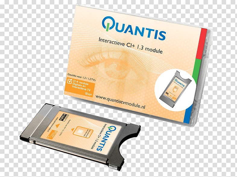 Quantis Interactive CI+ 1.3 Module (Ziggo) Common Interface Digital television, EVE transparent background PNG clipart