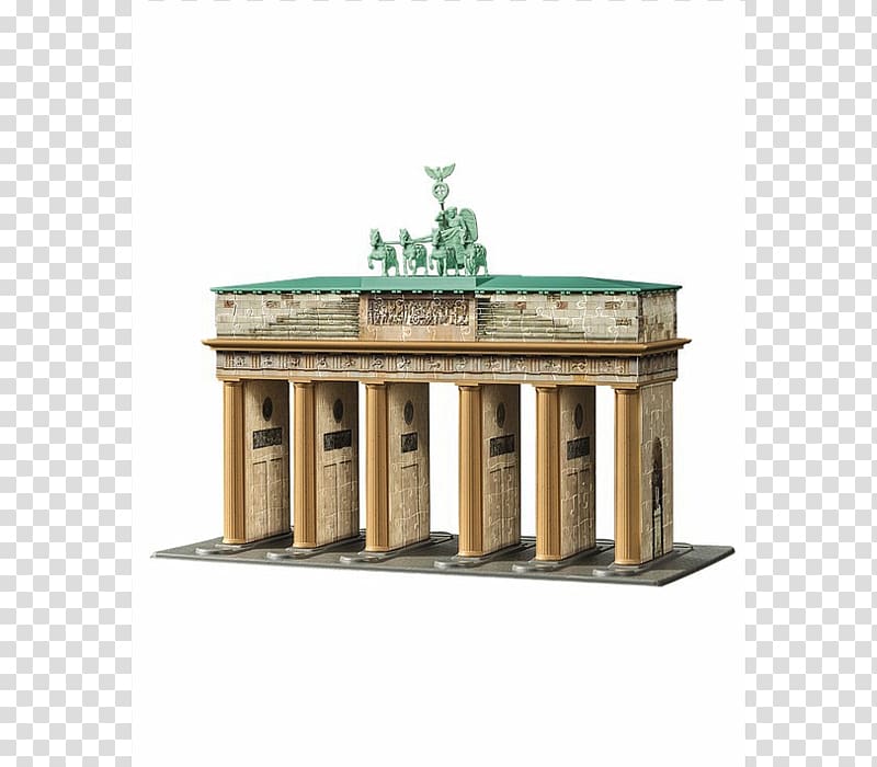 Jigsaw Puzzles Brandenburg Gate Ravensburger 3D-Puzzle Three-dimensional space, toy transparent background PNG clipart