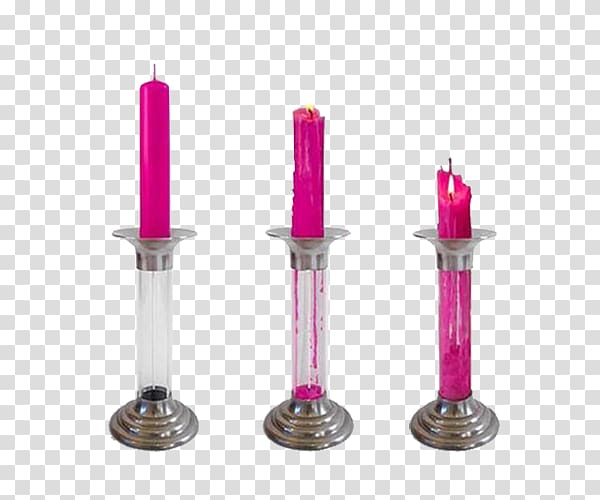 Magenta, Purple candle candlelight transparent background PNG clipart