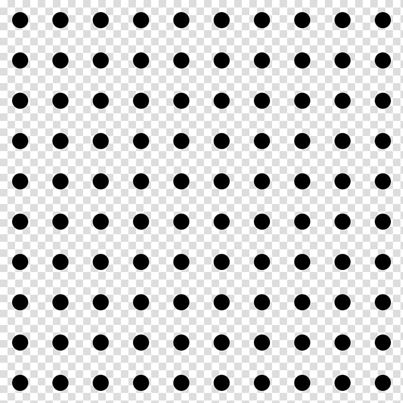 Abstract Polka Dots Pattern on transparent background PNG