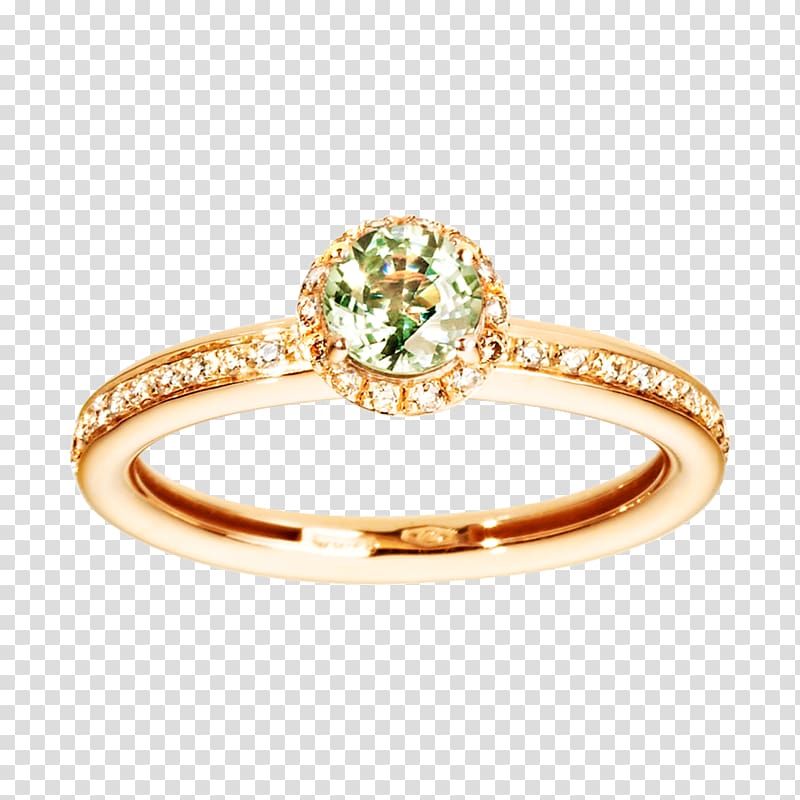 Ring Sapphire Yellow Brilliant Diamond, romantic rings transparent background PNG clipart