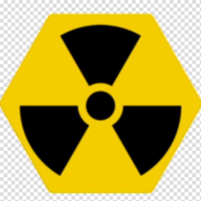 Hazard symbol Radiation Nuclear power Radioactive decay Nuclear weapon, exposure transparent background PNG clipart