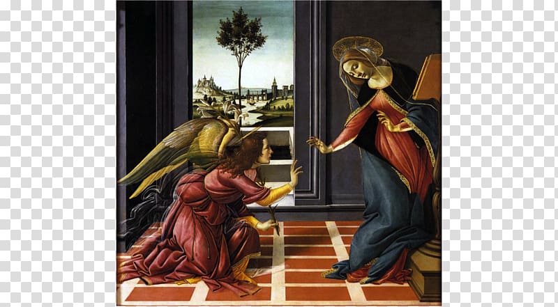 Cestello Annunciation Adoration of the Magi Madonna of the Magnificat The Annunciation, painting transparent background PNG clipart