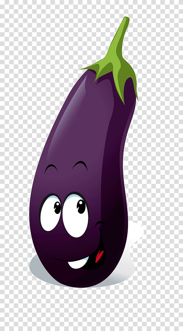 Vegetable Cartoon , eggplant transparent background PNG clipart