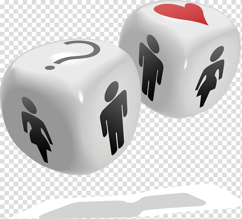 Love Luck Interpersonal relationship Game Dating, creative hand-painted dice transparent background PNG clipart