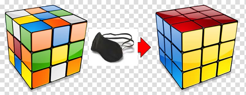 Rubik\'s Cube Blindfold Online analytical processing , cube transparent background PNG clipart
