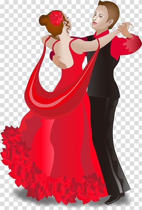 Dance Adobe Illustrator Illustration, Men and women dancing material, transparent background PNG clipart