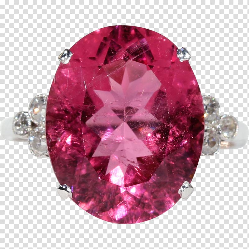 Ruby Ring Jewellery Carat Diamond, Pink Lady martini transparent background PNG clipart