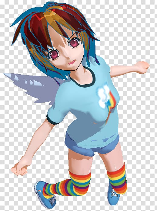 Rainbow Dash Rarity Twilight Sparkle 3D Custom Girl Art, omg transparent background PNG clipart
