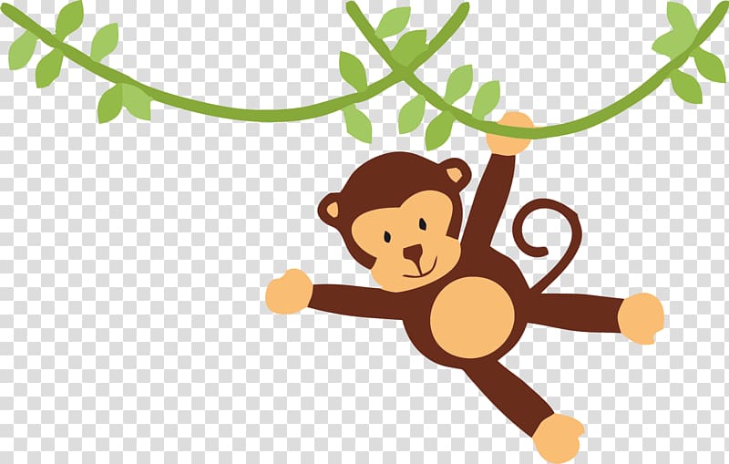 brown monkey , Puppy Child Party Cuteness , safari transparent background PNG clipart