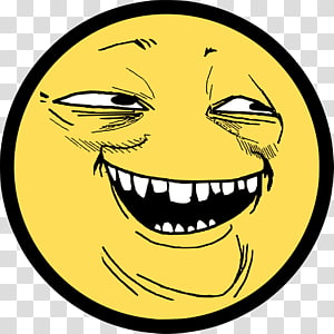 Yellow troll meme, Smiley Internet meme Emoticon, conch, face, meme png