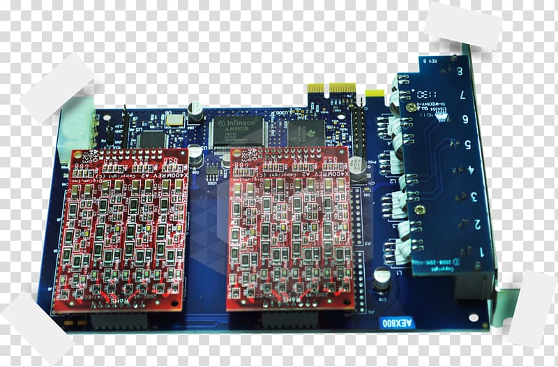 Microcontroller Sound Cards & Audio Adapters Motherboard Electronic component Electronic engineering, Computer transparent background PNG clipart