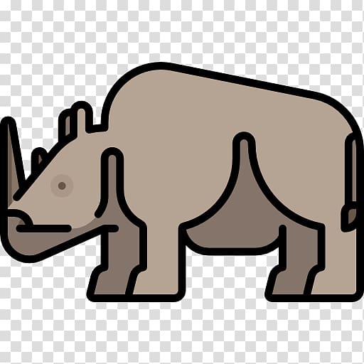 Carnivores Mammoth Black Elephant, rhinoceros transparent background