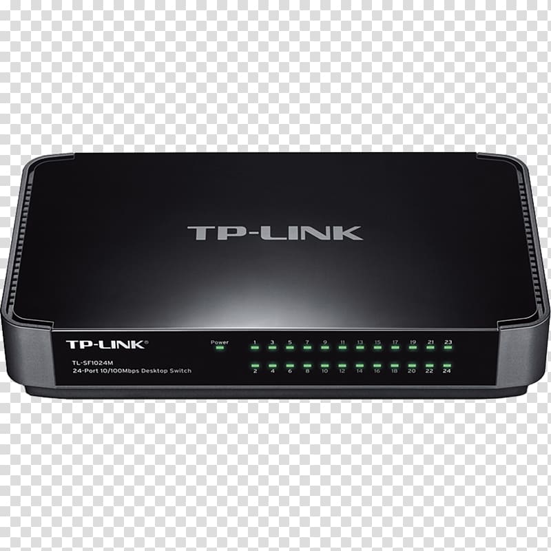 TP-Link Network switch Autonegotiation Fast Ethernet, Small Officehome Office transparent background PNG clipart