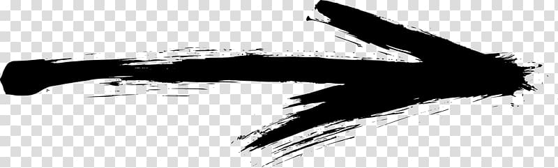 Ink Monochrome , arrow sketch transparent background PNG clipart