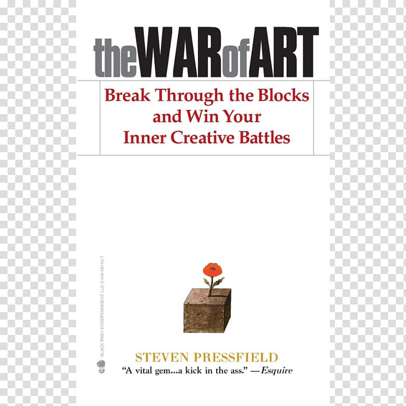 The War of Art: Break Through the Blocks and Win Your Inner Creative Battles Book Artist Creativity Deep Work, book transparent background PNG clipart