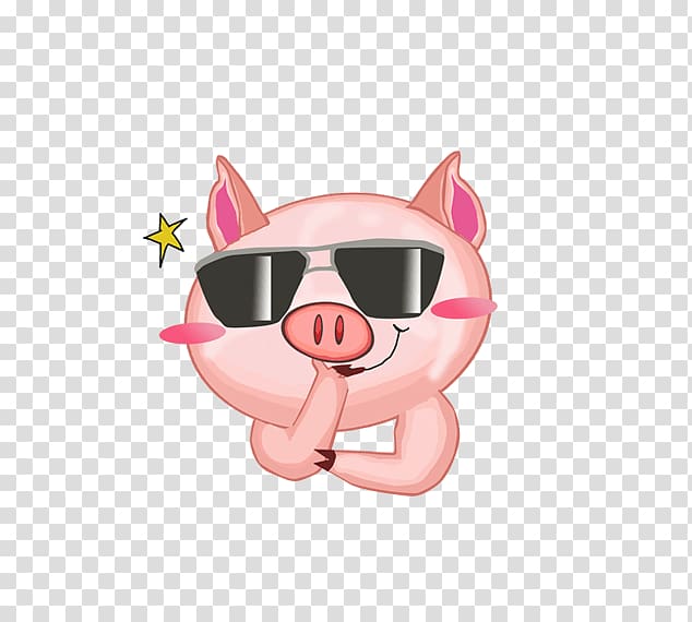 pig , Domestic pig Cartoon Korea Animation, Japan and South Korea cute piglets transparent background PNG clipart