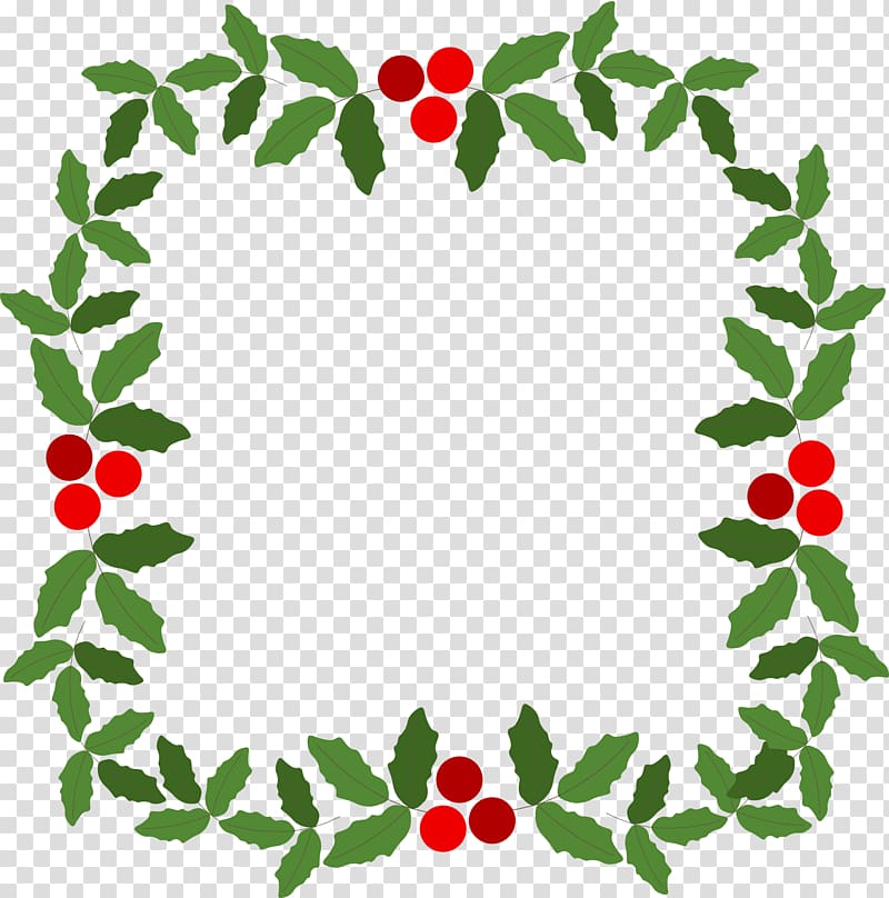 Christmas ornament Wreath , Leaf garland transparent background PNG clipart