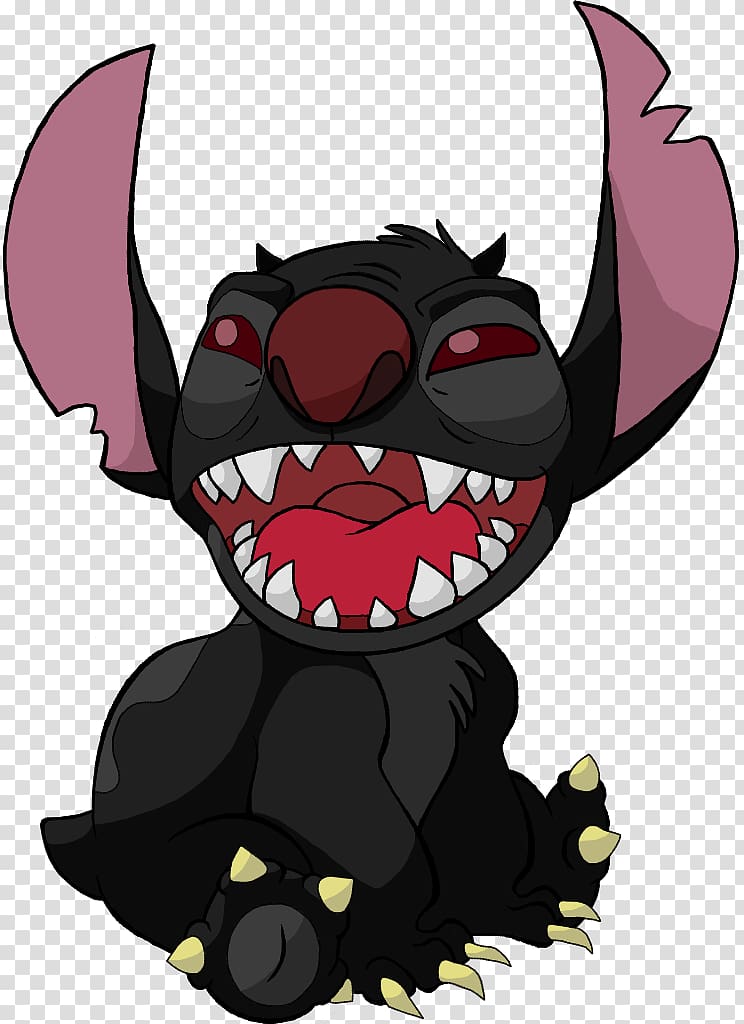 Stitch Demon Whiskers Dog Devil, demon transparent background PNG clipart