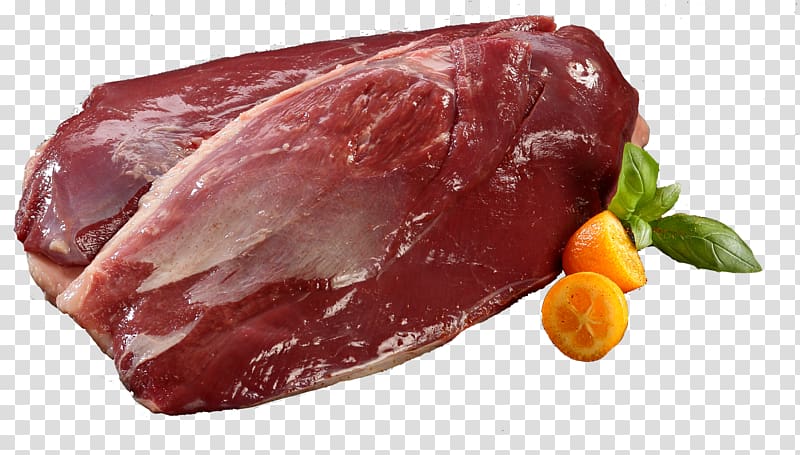 Sirloin steak Ham Bresaola Cecina Venison, smoked meat transparent background PNG clipart