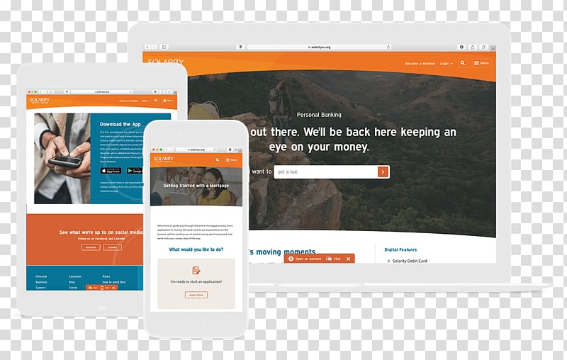 Brand Solarity Credit Union Web design Advertising, design transparent background PNG clipart