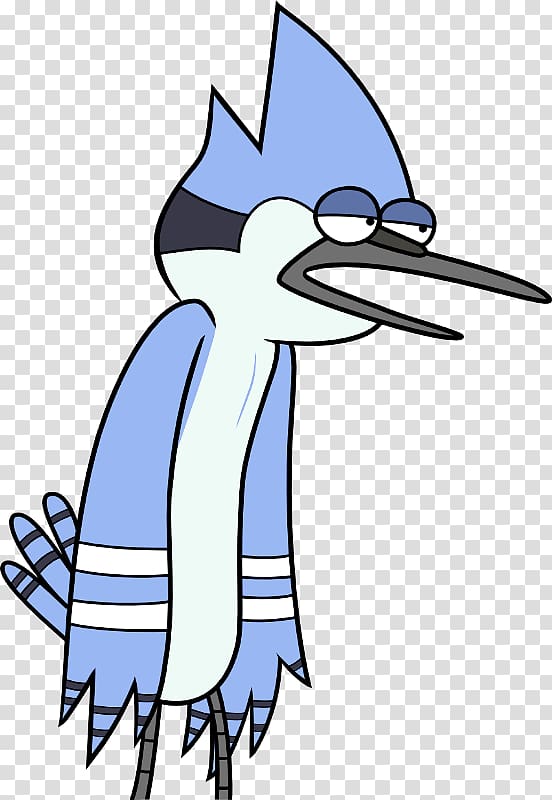 Mordecai Rigby Television show Cartoon Network, TIRED transparent background PNG clipart