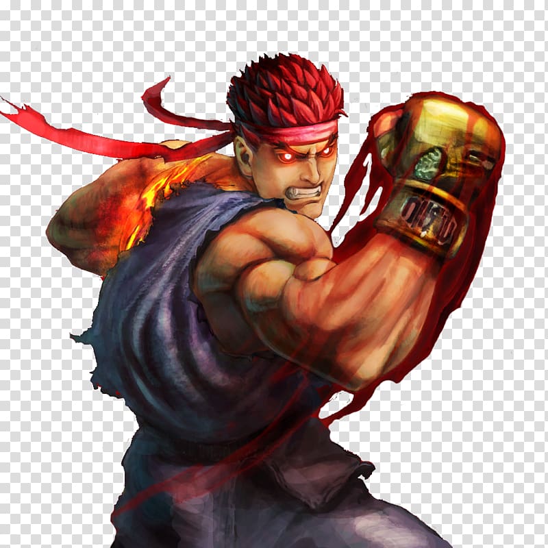 Street Fighter IV Ryu Super Street Fighter II Turbo HD Remix Hadoken, PNG,  896x891px, Watercolor, Cartoon